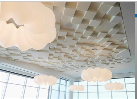 Pinta acoustical ceilings can be "tuned" by your acoustical consultant